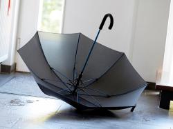 Automatyczny parasol CANCAN, czarny, niebieski