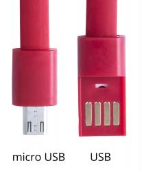 Bransoletka, ładowarka USB