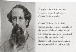 Charles Dickens ołówek mechaniczny w etui
