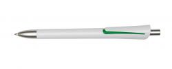 Długopis OREGON, biały, zielony