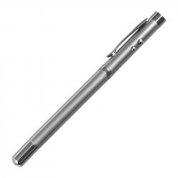 Długopis 4-funkcyjny Pointer ze wskaźnikiem laserowym srebrny