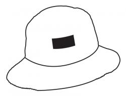 Dwustronny kapelusz SWITCH, czarny