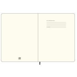 Moleskine notatnik XL, strony gładkie, miękka okładka
