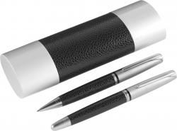Zestaw piśmienny, długopis i pióro kulkowe