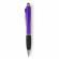 Długopis z gumowym uchwytem i kolorowym korpusem