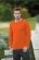 T-Shirt męski z długim rękawem 180g Ciemno pomarańczowy M