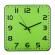 Zegar ścienny Cuadrado, zielony